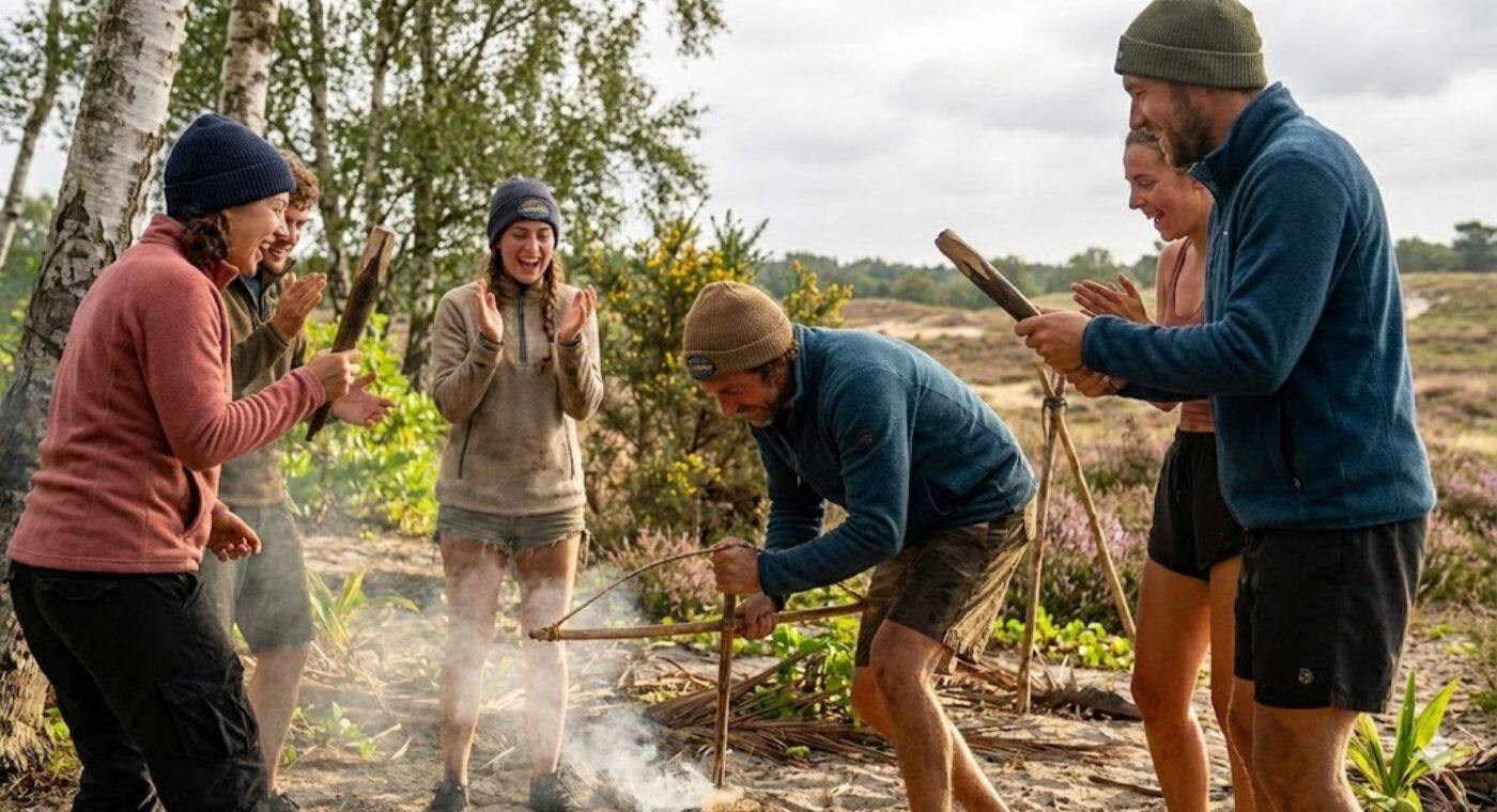expeditie robinson bedrijfsuitje